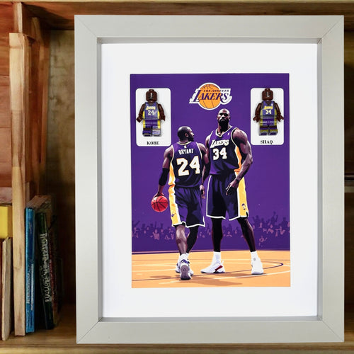 NBA - Shaquille O'Neal & Kobe Bryant, Los Angeles Lakers 'Duo Design'