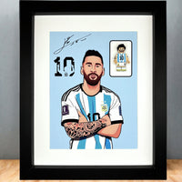 Football - Lionel Messi, Argentina (Signature)
