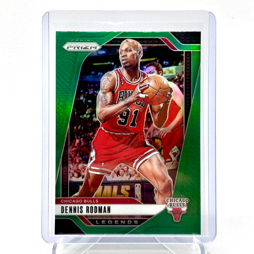 Dennis Rodman (Chicago Bulls) Prizm Legends, Green Prizm