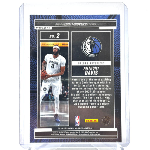 Anthony Davis (Dallas Mavericks) Mosaic Jam Masters, Green Prizm