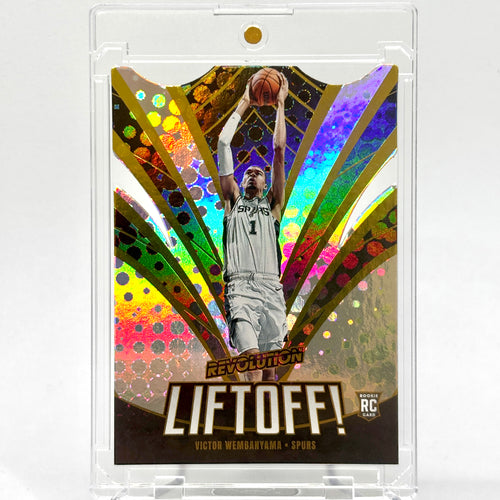 RC Victor Wembanyama (San Antonio Spurs) Revolution Lift Off, die-cut Rookie