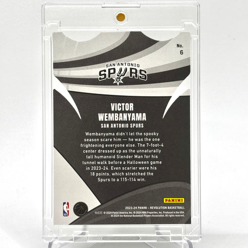 RC Victor Wembanyama (San Antonio Spurs) Revolution Lift Off, die-cut Rookie