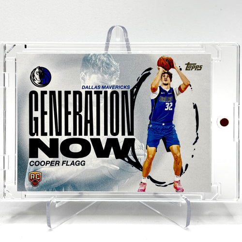 RC Cooper Flagg (Dallas Mavericks) Topps Flagship, Generation Now rookie