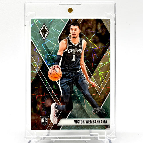 SP RC Victor Wembanyama (San Antonio Spurs) Phoenix, Green Teal Laser, rookie short print