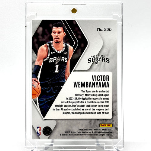 SP RC Victor Wembanyama (San Antonio Spurs) Phoenix, Green Teal Laser, rookie short print