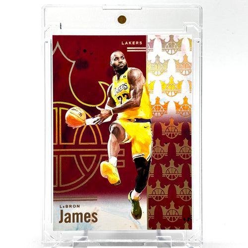 /125 Lebron James (LA Lakers) Court Kings, Burgandy 125/125 bookend