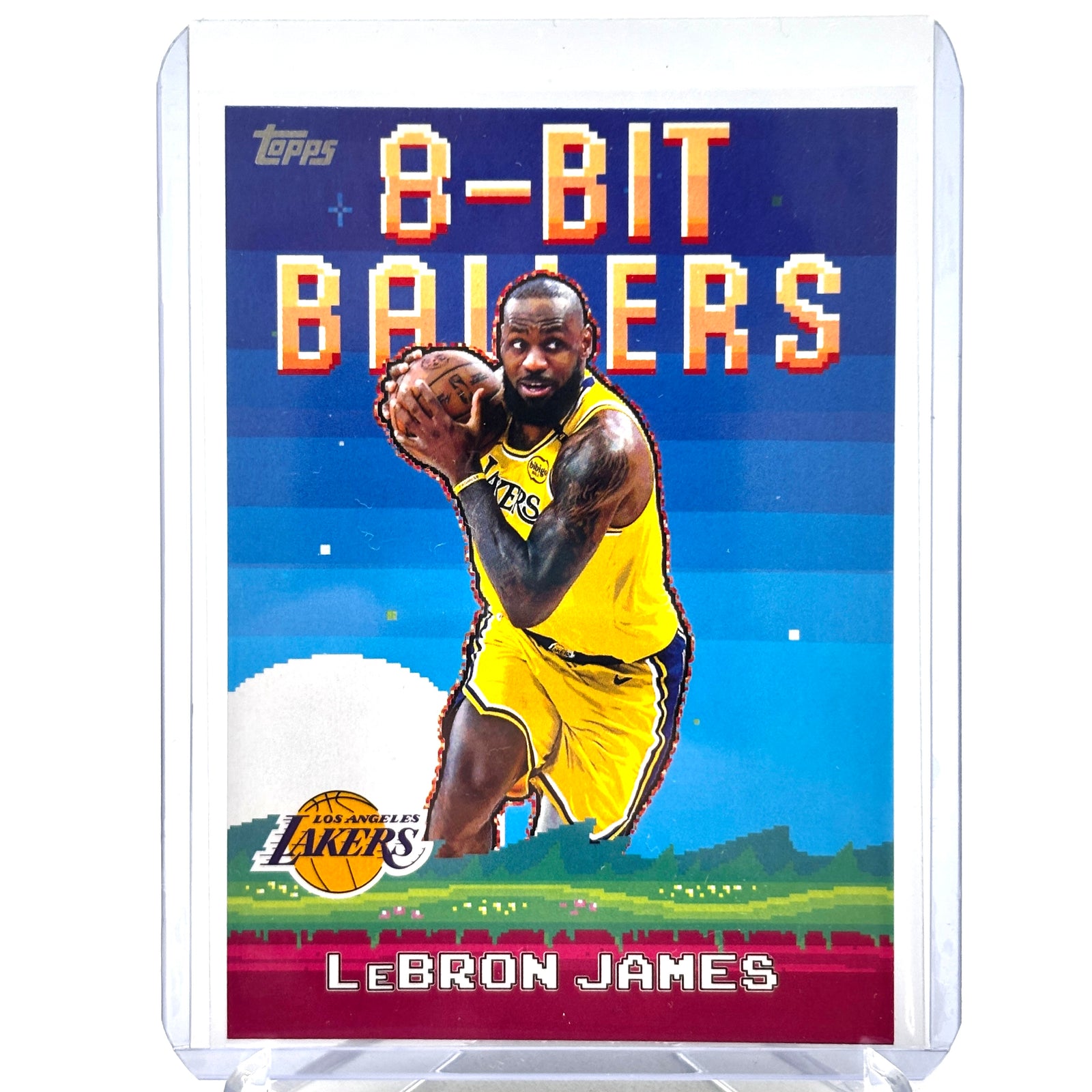 Lebron James (LA Lakers) Topps Flagship, 8 Bit Ballers
