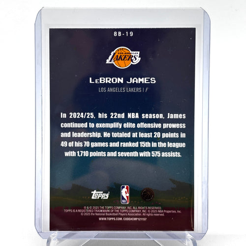 Lebron James (LA Lakers) Topps Flagship, 8 Bit Ballers