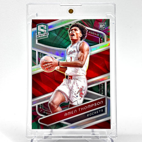 SP RC Amen Thompson (Houston Rockets) Spectra Asia International Prizm Rookie, short print