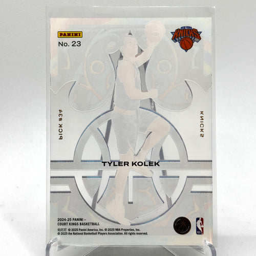RC Tyler Kolek (NY Knicks) Court Kings, transparent Rookie Acetate