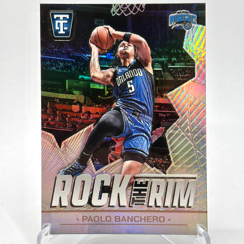 Paolo Banchero (Orlando Magic) Totally Certified, Rock The Rim, mirror refractor