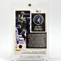 RC Anthony Edwards (Minnesota Timberwolves) Illusion, Instant Impact holo foil rookie
