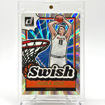 /99 Nikola Jokic (Denver Nuggets) Donruss Swish, holo laser 24/99