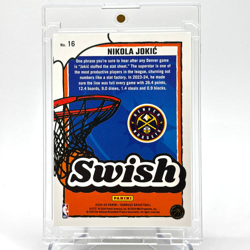 /99 Nikola Jokic (Denver Nuggets) Donruss Swish, holo laser 24/99