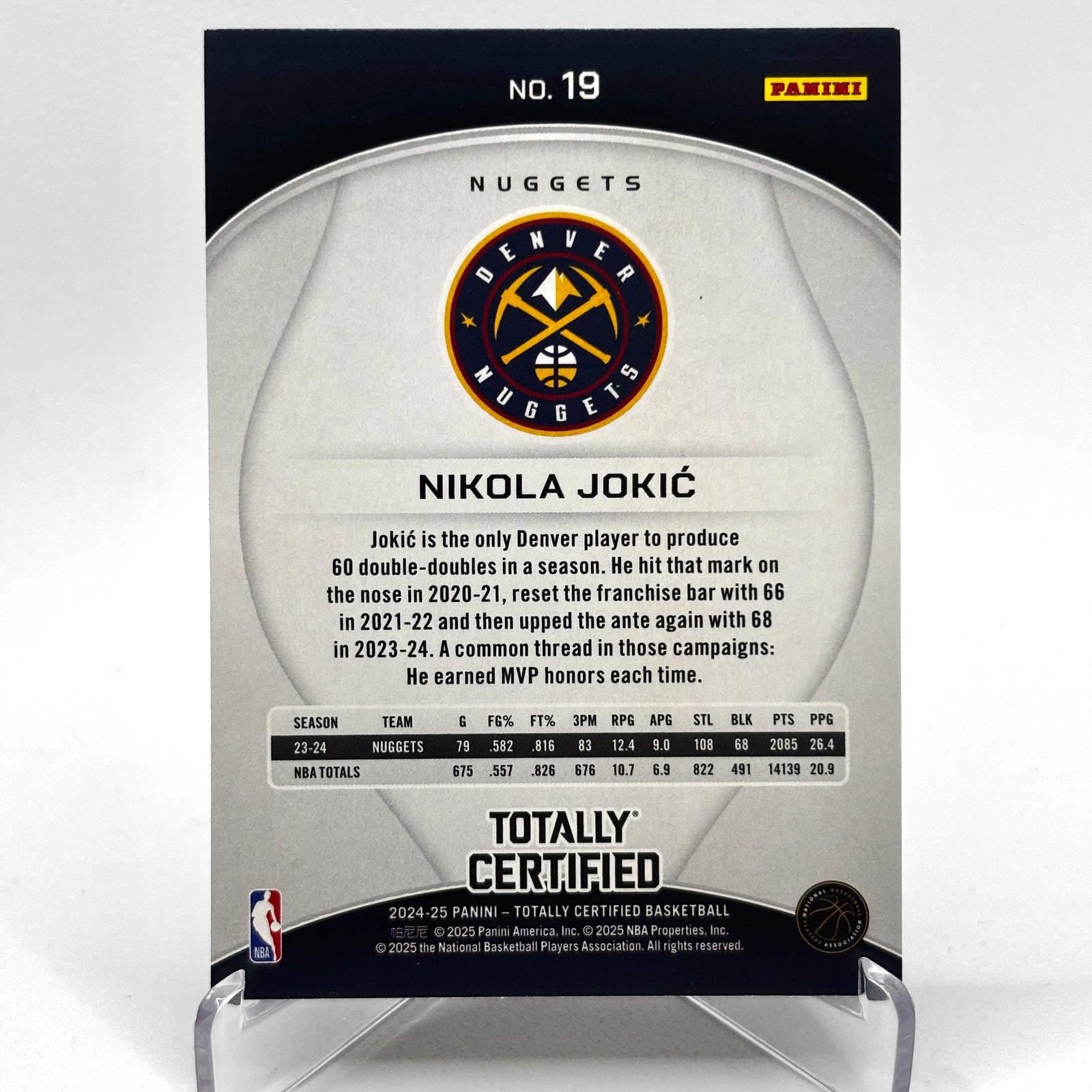 Nikola Jokic (Denver Nuggets) Total Certified, Red Mirror