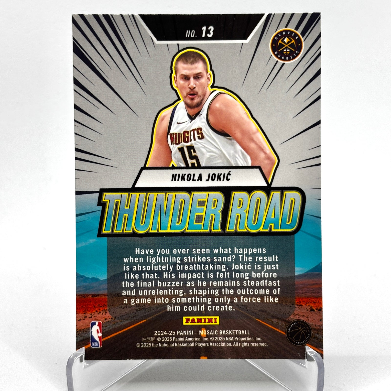 Nikola Jokic (Denver Nuggets) Mosaic, Thunder Road