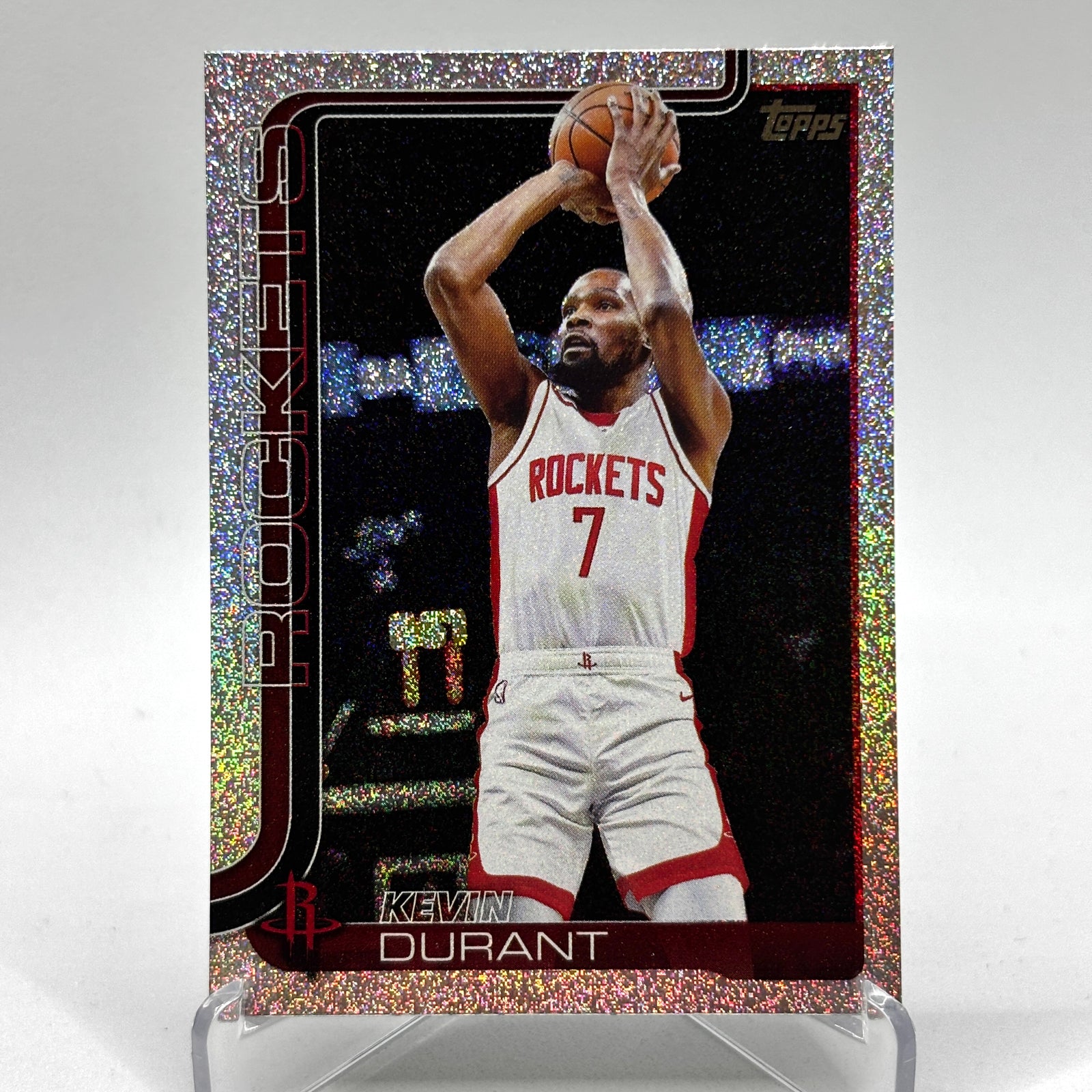 Kevin Durant (Houston Rockets) Topps Flagship, Silver Sand Glitter