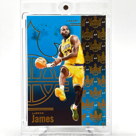 SP Lebron James (LA Lakers) Court Kings, Artist Proof, blue, black + gold short print