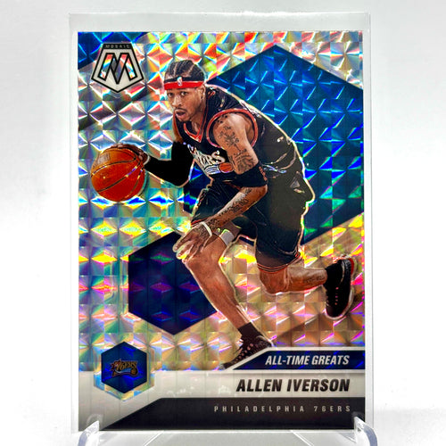 Allen Iverson (Philadelphia 76ers) Mosaic SIiver, All Time Greats