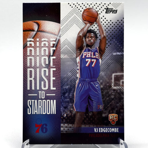 RC VJ Edgecombe (Philadelphia 76ers) Topps, Rise To Stardom rookie