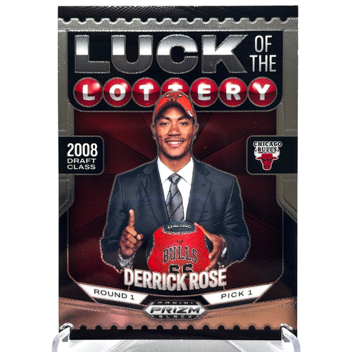 RC Derrick Rose (Chicago Bulls) Prizm Black, Luck Of The Lottery