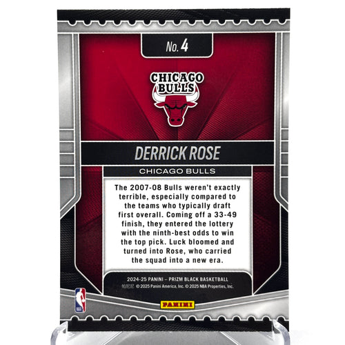 RC Derrick Rose (Chicago Bulls) Prizm Black, Luck Of The Lottery