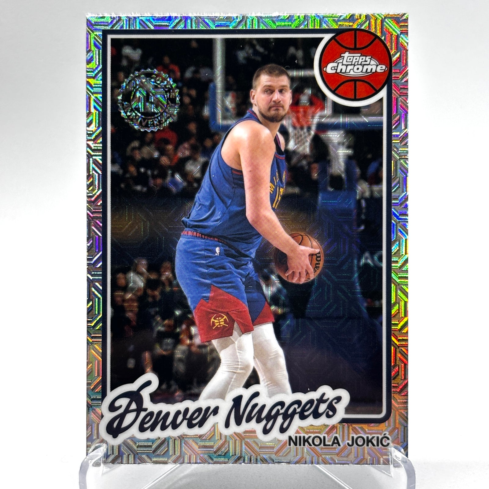 Nikola Jokic (Denver Nuggets) Topps Chrome, Anniversary Mojo