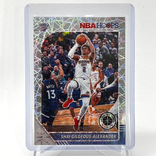 Shai Gilgeous-Alexander (OKC Thunder) Hoops Premium Stock, Prizm cracked ice