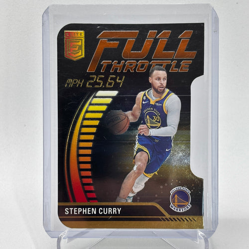 Stephen Curry (Golden State Warriors) Donruss Elite, Full Throttle die-cut