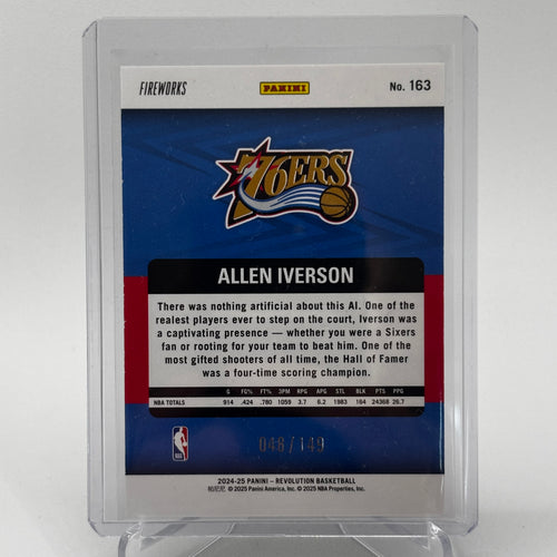 /149 Allen Iverson (Philadelphia 76ers) Revolution Legends, Fireworks 48/149