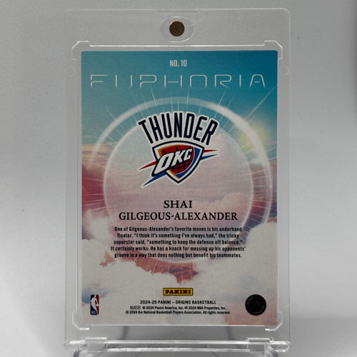/115 Shai Gilgeous-Alexander (OKC Thunder) Origins, Euphoria 112/115