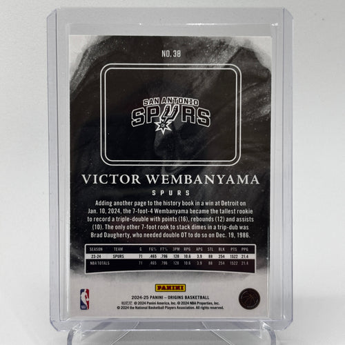 Victor Wembanyama (San Antonio Spurs) Panini Origins