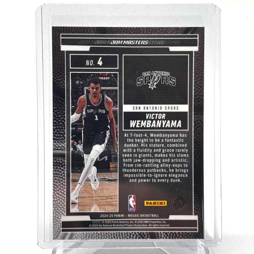 Victor Wembanyama (San Antonio Spurs) Mosaic, Jam Masters