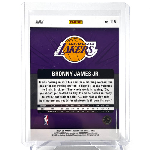 RC Bronny James Jr (LA Lakers) Revolution Rookie, Storm edition