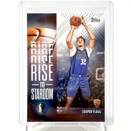 RC Cooper Flagg (Dallas Mavericks) Topps rookie, Rise To Stardom