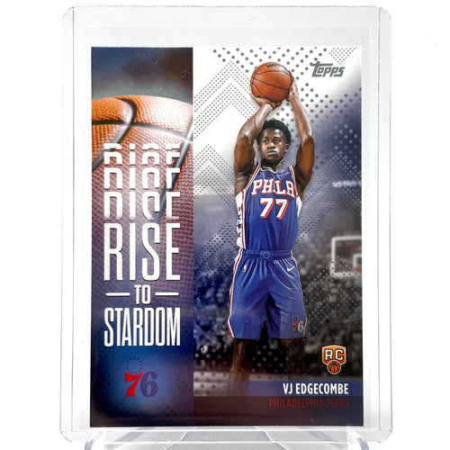 RC VJ Edgecombe (Philadelphia 76ers) Topps rookie, Rise To Stardom