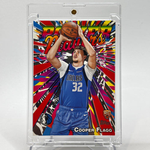 RC Cooper Flagg (Dallas Mavericks) Topps Power Players, holo