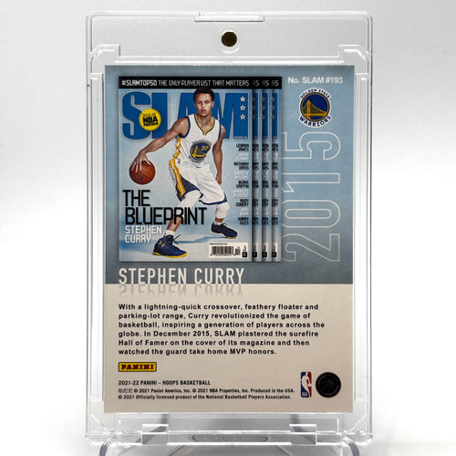 Stephen Curry (Golden State Warriors) Hoops Slam, gold logo variation
