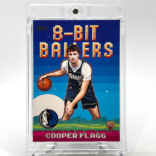 RC Cooper Flagg (Dallas Mavericks) Topps 8-Bit Ballers, rookie card
