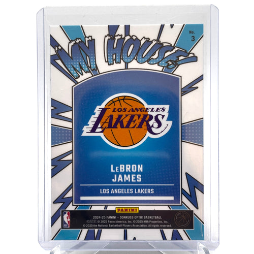 Lebron James (LA Lakers) Donruss Optic, My House