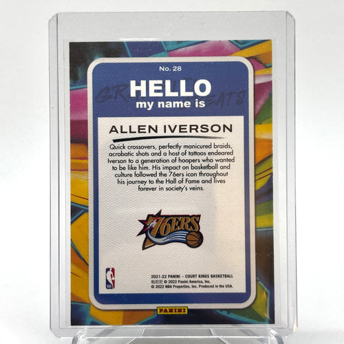 Allen Iverson (Philadelphia 76ers) Court Kings, Graffiti Greats