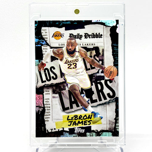 Lebron James (LA Lakers) Topps Daily Dribble, Rainbow Foil Refractor