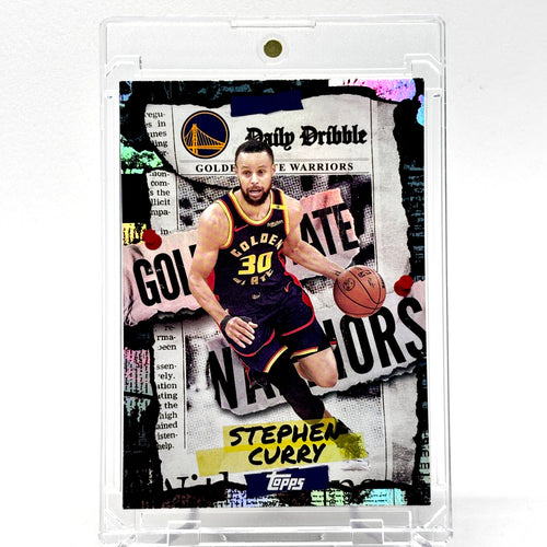Stephen Curry (Golden State Warriors) Topps Daily Dribble, Rainbow Foil Refractor