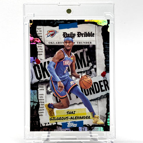 Shai Gilgeous-Alexander (OKC Thunder) Topps Daily Dribble, Rainbow Foil Refractor