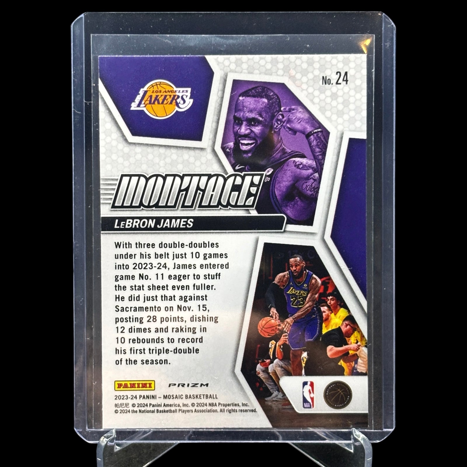Lebron James (LA Lakers) Mosaic Montage Prizm